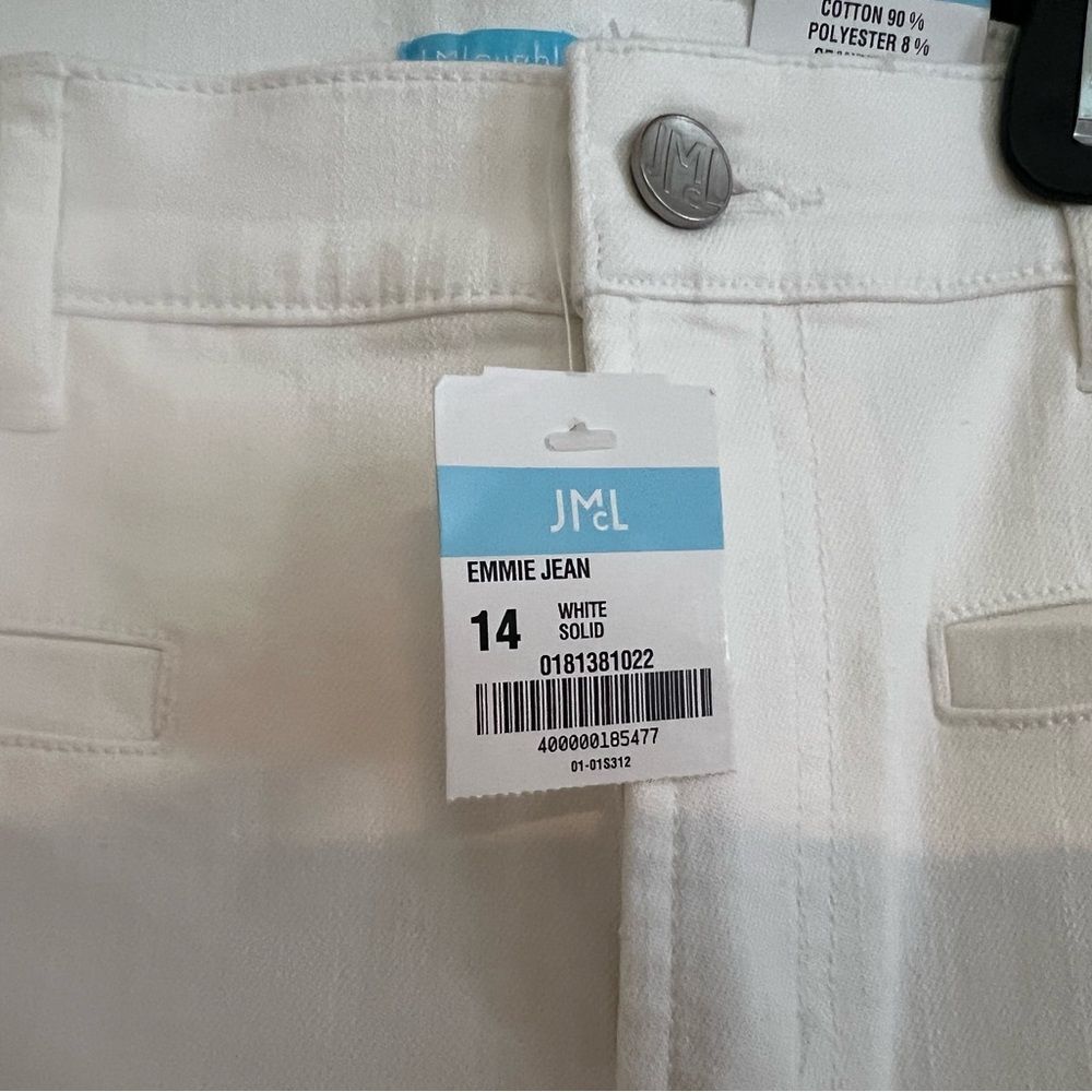 New! J. McLaughlin White Wide Leg Jeans